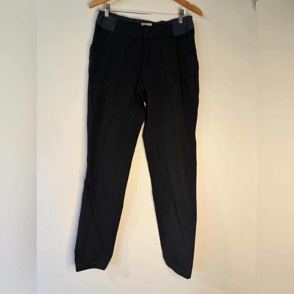 Royal Robbins Black Outdoor Hiking Travel Pants Women 10 Regular Trail
